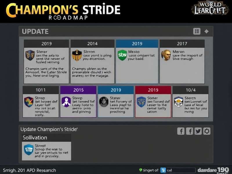 Champion S Stride Future Plans Champion S Stride Update Roadmap